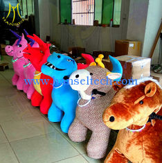الصين Hansel stuffed toys on wheels moterized animal motorized animals for sale المزود