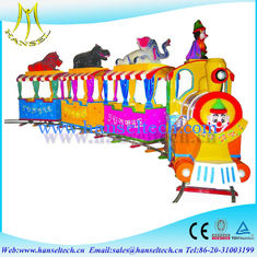 الصين Hansel hot fiber glass amusement park ride on toy train kids electric train kids ride on train المزود