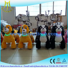 الصين Hansel motorized plush riding animals amusement park rides for children game machine coin operated drivable animals المزود