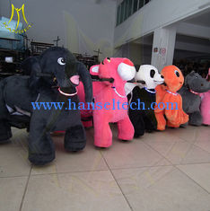 الصين Hansel electric dog walking machine arcade games coin operated bull riding toys for kids battery powered ride on animals المزود