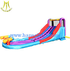 الصين Hansel fair attractions names of amusement park equipment inflatable water slide for sale المزود