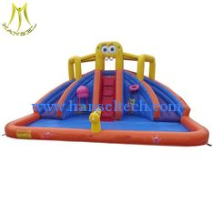 الصين Hansel bouncer house kids inflatable toy slide with blower for mall wholesale المزود