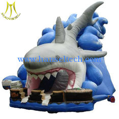الصين Hansel low price amusement park inflatable toys shark slide for children in game center المزود