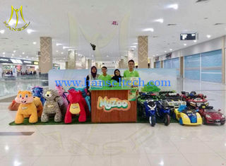 الصين Hansel fast profits happy rides on animal spring riders plush motorized animals المزود