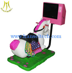 الصين Hansel shopping mall kids ride machine coin operated electric video horse rides المزود