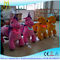 Hansel high quality Coin operated power wheels horse carriage plush toy animal scooter in mall المزود
