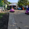 Hansel kids mini electronic bumper car for outdoor playground riding go karts for amusement ride المزود