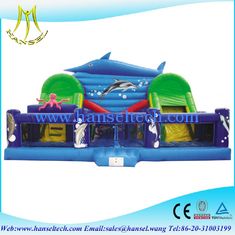 الصين Hansel high quality commercial inflatable amusement play house for kids المزود