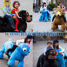 الصين Hansel safari cool kiddie rides amusement ride walking animal rides manufacturer المزود