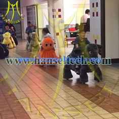الصين Hansel High quality hot selling plush animal rides zippy pet rides for shopping mall center المزود