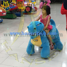الصين Hansel animal kids ride toys plush animal rides mini cars on game machine المزود