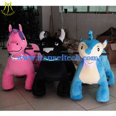 الصين Hansel Plush Toys Play By Play 4 Wheels Bicycle Toy Shopping Mall Animal Rides Happy Animals Ride المزود