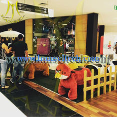 الصين Hansel mechanical plush animal ride on toy from china animal ride for mall المزود