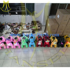 الصين Hansel Best selling shopping mall Hot motorized plush riding animals for children in playland المزود