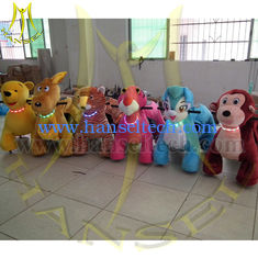 الصين Hansel Guanzhou Plush Motorized Animal Scooters Indoor PlayGround Ride Animals المزود