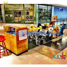 الصين Hansel Hot selling shopping mall rides kids plush coin operated dragon ride المزود