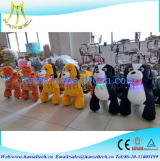 الصين Hansel amusement park car ride toy rider coin operated stuffed animals that walk motorcycle child electric walking toys المزود