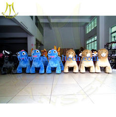 الصين Hansel electric toy cars for kids motorized plush animals happy rides car electric wheel kiddie ride coin operated المزود