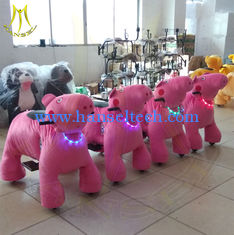 الصين Hansel plush electrical animal toy kiddie rides kids rides for shopping centers happy rides on animal unicorn ride on المزود