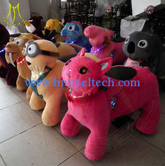 الصين Hansel train rides for kids electric stuffed animals adults can ride happy rides on animal inexpensive amusement park المزود