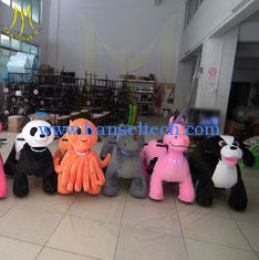 الصين Hansel mall animal electric ride led necklace mechanical horse kids rides for sale park rides for walking animal toy المزود