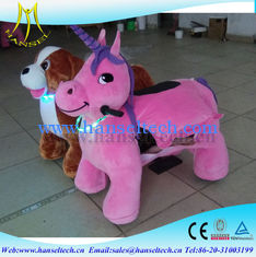 الصين Hansel  4 wheel kid ride electric animal scooter mini carousel rides for saleelectric rideable animal toy ride المزود
