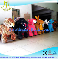 الصين Hansel animal scooter ride battery walking animal toy kiddie ride time controller fiberglass cars for kids المزود