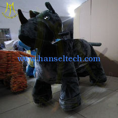 الصين Hansel kiddie ride small train rohs standard luck cow electric motorized scooter with coin operated animal scooter ride المزود