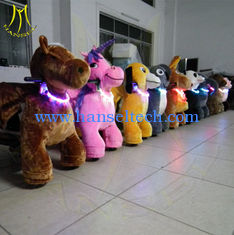 الصين Hansel stuffed animal car ride electric coin operated pony rides for kids zoo riders at the mall riding dinosaur toys المزود