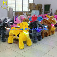 الصين Hansel battery powered ride on animals coin operated electric toy car mechanical walking animal bike ride on animals المزود