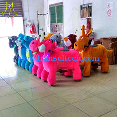 الصين Hansel plush electric horse toy coin operated gaming machines bull riding toys for kids giant animals kids riding المزود
