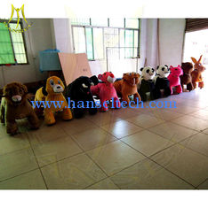 الصين Hansel plush electric horse toy amusement ride manufacturers giant animals kids riding kid animal scooter rider المزود