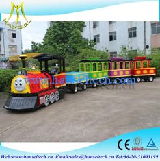 الصين Hansel Amusement park train rides for sale outdoor door park trackless amusement trains for sale المزود