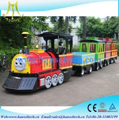 الصين Hansel Electric amusement sightseeing park rides trackless road trains for sale amusement train rides المزود