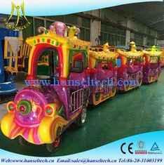 الصين Hansel children park riders outdoor electric mall trains/kids electric amusement train rides for sale المزود