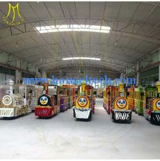 الصين Hansel hot selling Outdoor Trains Rides Kiddie Train Rides For Sale, Kiddie Trian Electric Indoor rides factory المزود