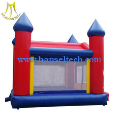 الصين Hansel stock commercial outdoor inflatable bouncer kids obstacle course jumping castle from china المزود