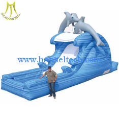 الصين Hansel high quality giant inflatable shark water slide for adults in amusement water park المزود