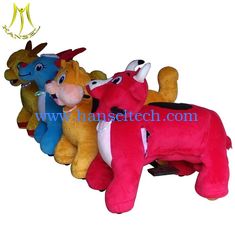 الصين Hansel battery powered plush animal ride kids electric ride on animals المزود