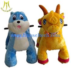 الصين Hansel import from china amusement park games plush motorized riding animals المزود