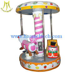 الصين Hansel  amusement park ride  coin operated rocking machine kids merry go round for sale المزود