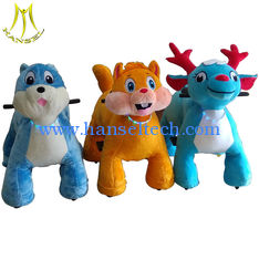الصين Hansel amusement park mental frame battery operated plush animal ride المزود