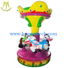 الصين Hansel used kiddie rides for sale coin operated games fiberglass toys carousel ride المزود
