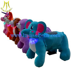 الصين Hansel popular kids plush ride on animal electronic kids walking animals المزود