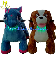 الصين Hansel popular kids ride on animal scooter plush electric animal ride المزود