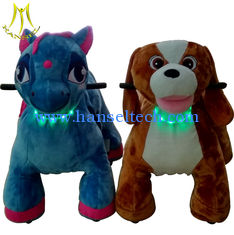 الصين Hansel popular kids ride on animal scooter plush electric animal ride المزود