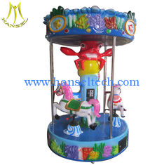 الصين Hansel  wholesale ride on electric  horse coin operated amusement carousel horses ride المزود