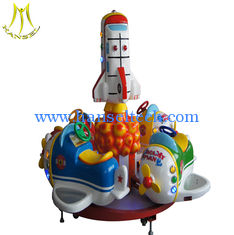 الصين Hansel  Outdoor amusement equipment amusement park rides luxury kids 4seats carousel plane for sale المزود