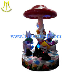 الصين Hansel   Merry go round amusement park Rides equipment  3seat happy carousel rabbit for sale المزود