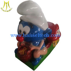 الصين Hansel amusement park electric coin operated fiberglass kiddie ride for indoor المزود